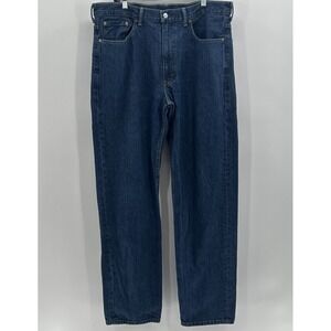 Levis 550 Jeans Mens 38x36 Blue Relaxed Fit Tapered Leg Medium Wash Denim Tall